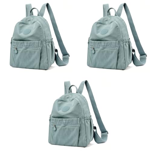 PALAY® Womens Backpack Nylon Shoulder Bag Small Casual Antitheft Multifunction School Daily Girls Travel 3 PCS PALAY® Womens Backpack Nylon Shoulder Bag Small Casual Antitheft Multifunction School Daily Girls Travel 3 PCS